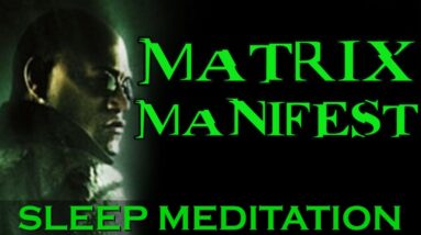 MATRIX Manifest Meditation ~ You are the ONE ~ Manifest While You Sleep