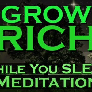 GROW RICH while you Sleep Meditation - Grow into Wealth