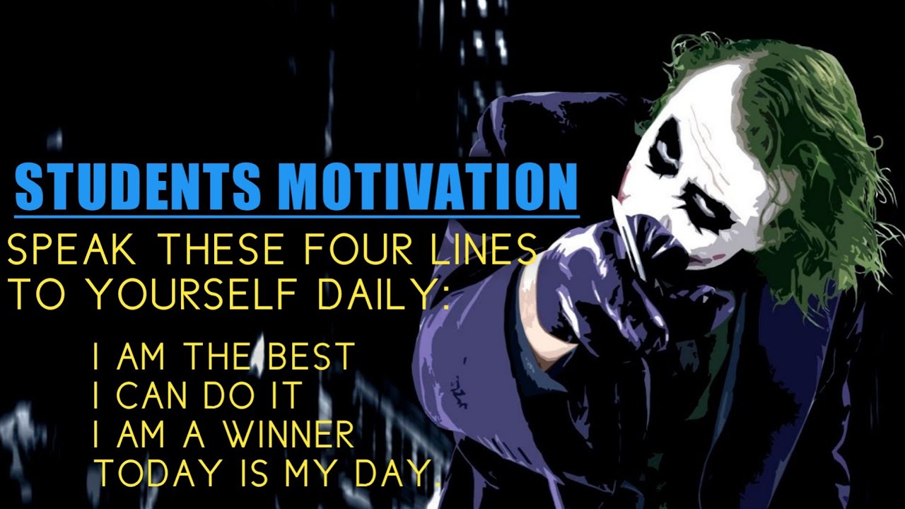 Study Motivation Quotes In English | Joker Quotes For Students To Study