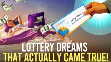 "I was CONVINCED i Was Going TO WIN! | Lottery Dreams Actually Manifested (WOW!)