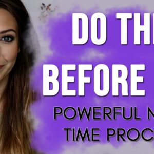 Do This Before Bed! 5min Law Of Attraction Process To Manifest Anything