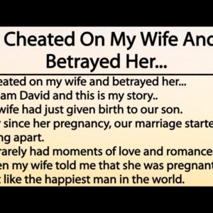 I Cheated On My Wife And Betrayed Her...Appreciate the Woman in Your Life .