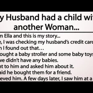 My husband had a child with another woman, This story will tears in your eyes ...