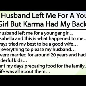 My Husband Left Me For A Young Girl But Karma Had My Back!