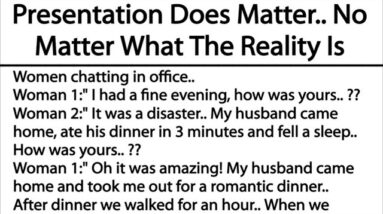 Presentation Does Matter.. No Matter What The Reality Is | Two women chatting in office