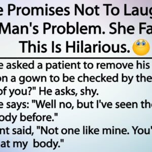 Nurse Promises Not To Laugh At This Man's Problem. She Failed. This Is Hilarious.