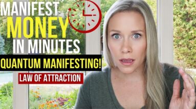 Quantum Manifesting Technique to Manifest Money FAST | LAW OF ATTRACTION