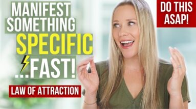 The Best Law of Attraction Technique | MANIFEST FAST!
