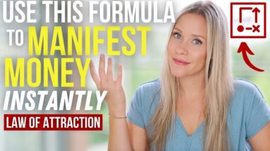 It starts to work within seconds! | USE THIS 3 STEP FORMULA To Manifest Money